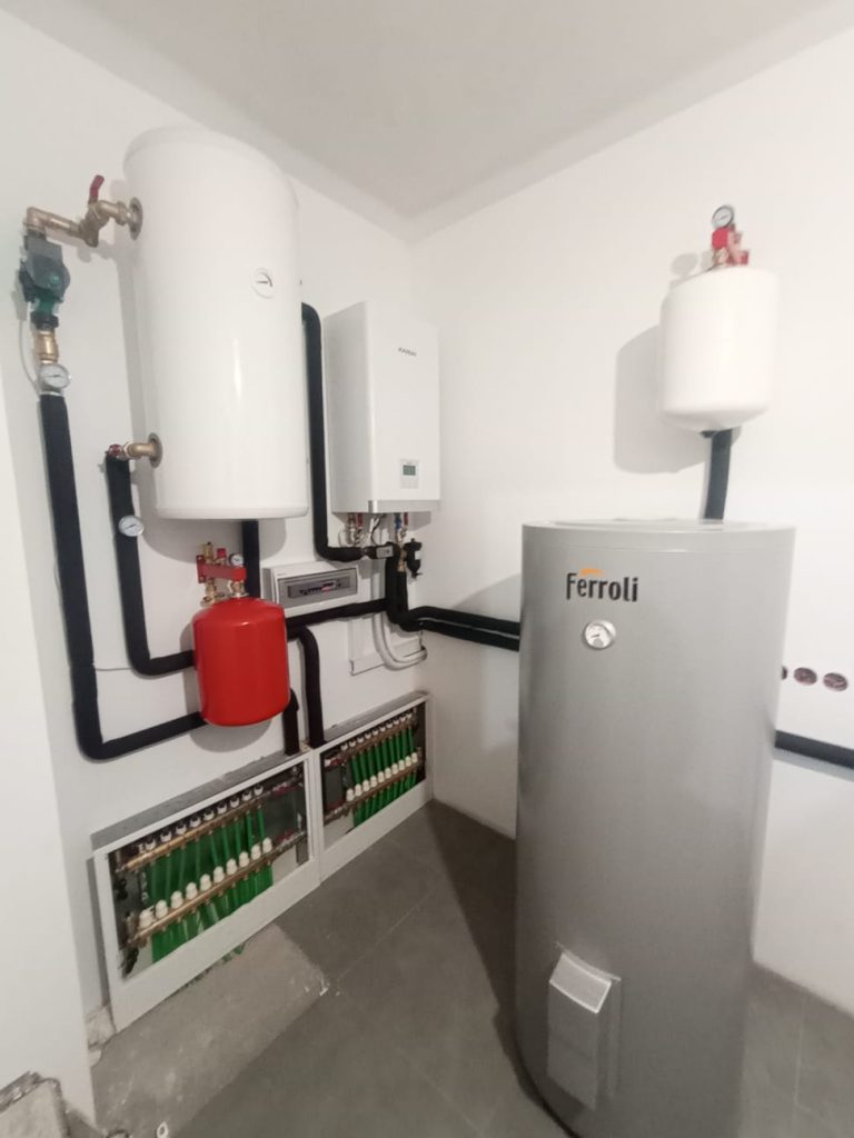 zamontowana pompa ciepła przez krakowski instalator